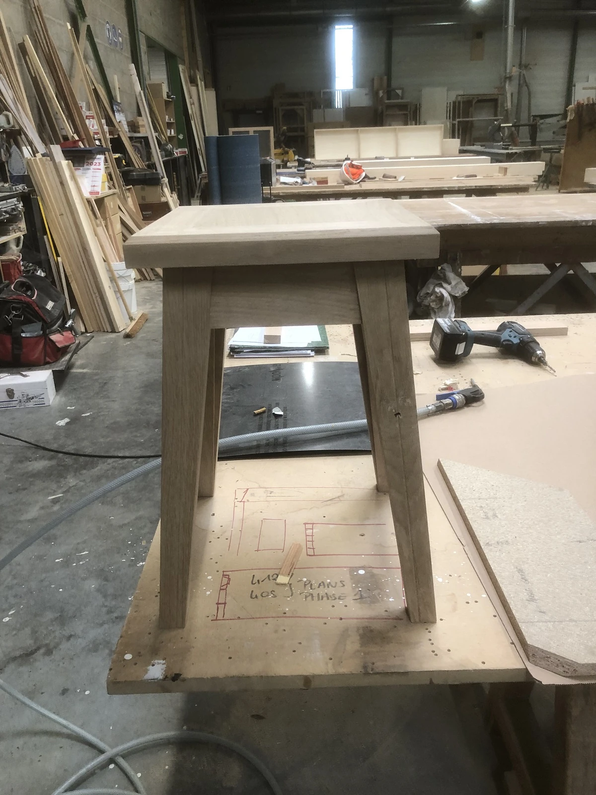 Tabouret en arrétier - BP